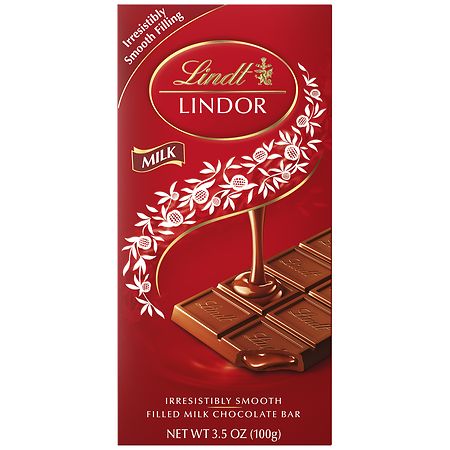 LINDT LINDOR BAR MILK CHOCOLATE 3.5oz[JJF]