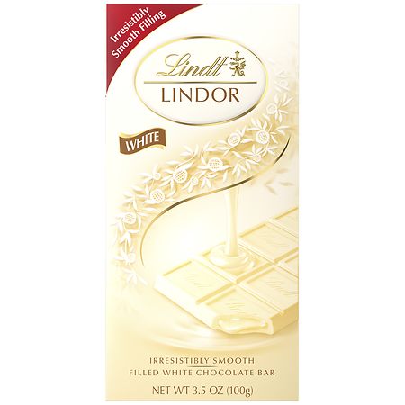 LINDT LINDOR BAR WHITE 3.5oz[JJNY]