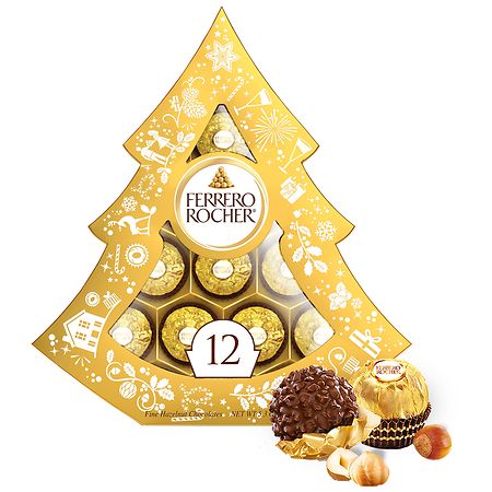 FERRERO ROCHER TREE 12 pcs 5.3oz HAZELNUT CHOCO