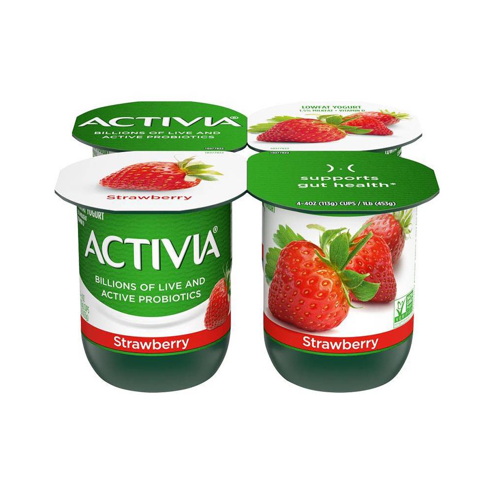 ACTIVIA STRAWBERRY 4oz-4pk[JJF]