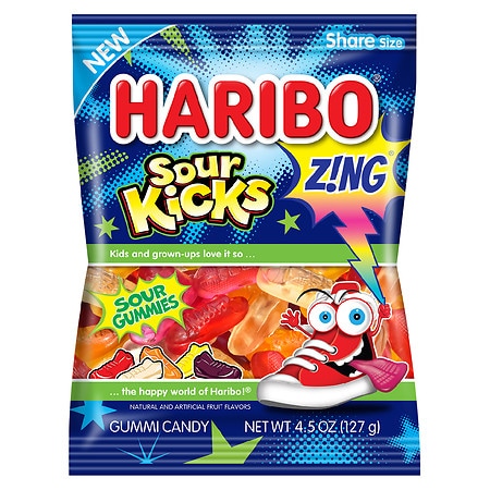 HARIBO GUMMY SOUR KICKS 3.6oz