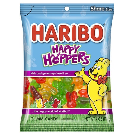 HARIBO GUMMY HAPPY HOPPERS 4oz