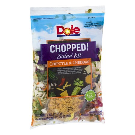 DOLE CHOPPED SALAD KIT CHIPOTLE & CHEDDAR 12oz[PK]