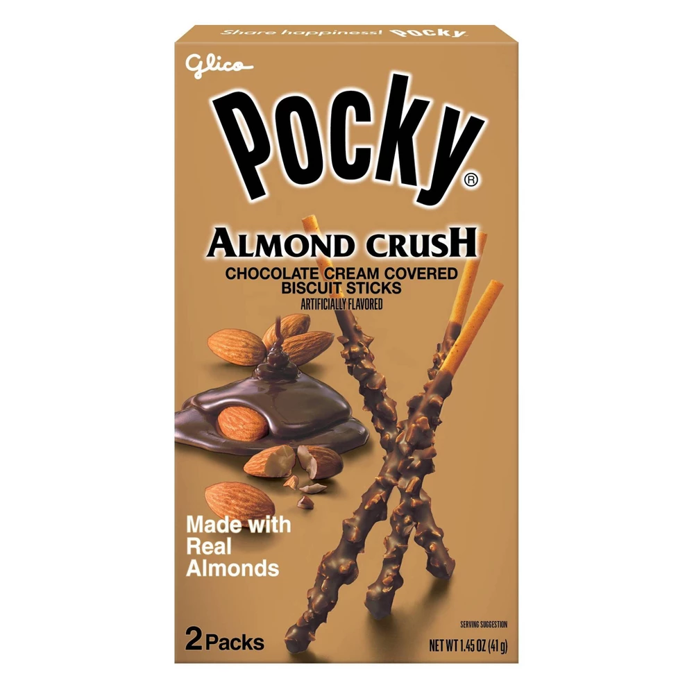 GLICO POCKY ALMOND CRUSH 1.44oz[JJNY]