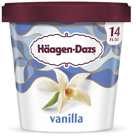 HAAGENDAZS ICE CREAM VANILLA 14oz