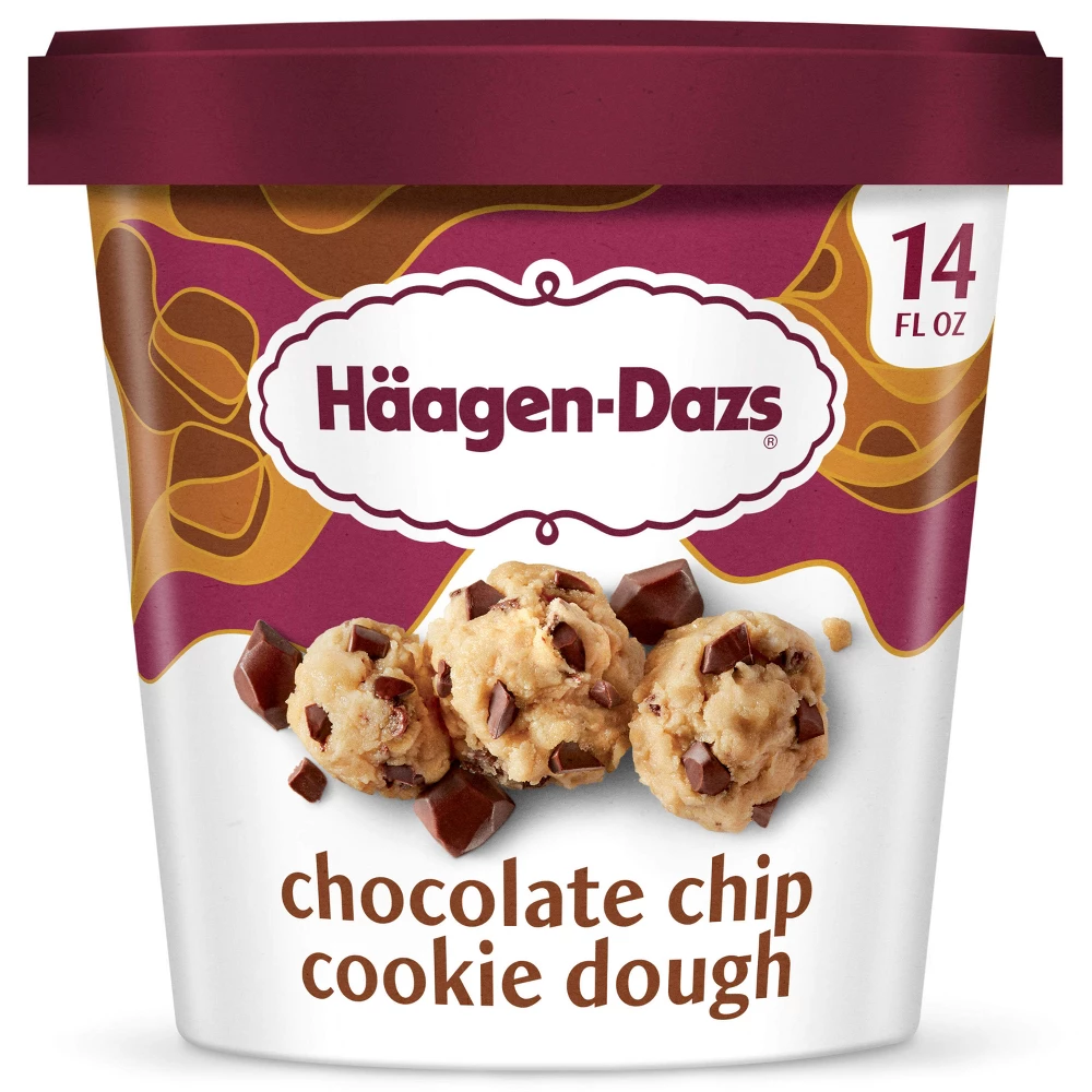HAAGENDAZS ICE CREAM CHOCO CHIP COOKIE DOUGH 14oz