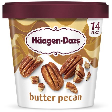 HAAGENDAZS ICE CREAM BUTTER PECAN 14oz