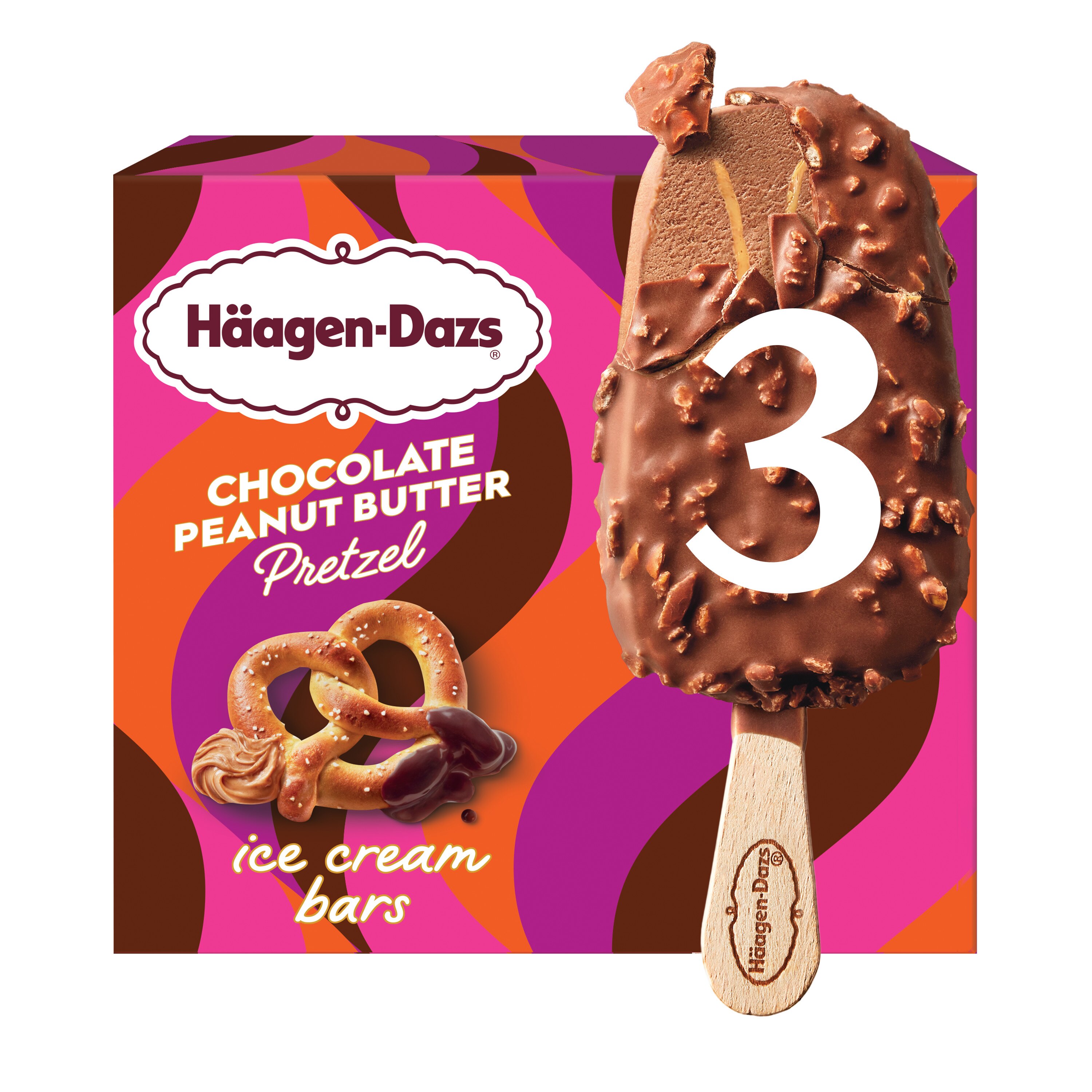 HAAGENDAZS BAR 3pk CHOCO DARK CHOCOLATE