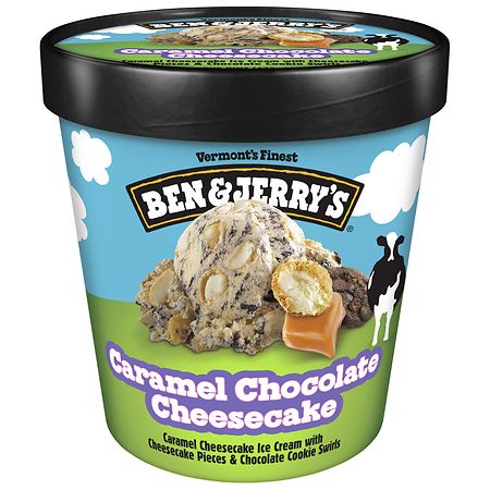 BEN&JERRY'S ICE CREAM CARAMELO CHEESECAKE 1pt