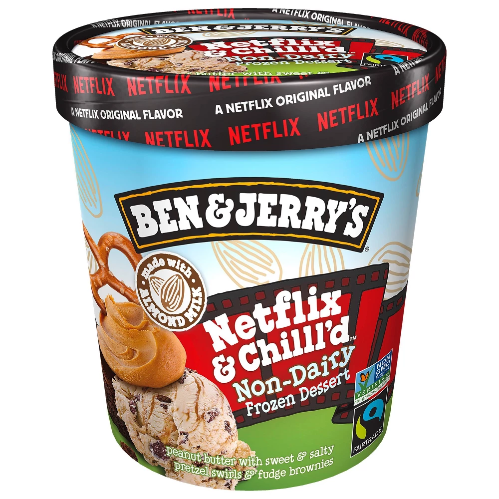 BEN&JERRY'S NON DAIRY ICE CREAM NETFLIX & CHILLL'D 1pt