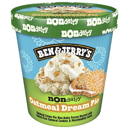 BEN&JERRY'S NON DAIRY ICE CREAM OATMEAL DREAM PIE 1pt