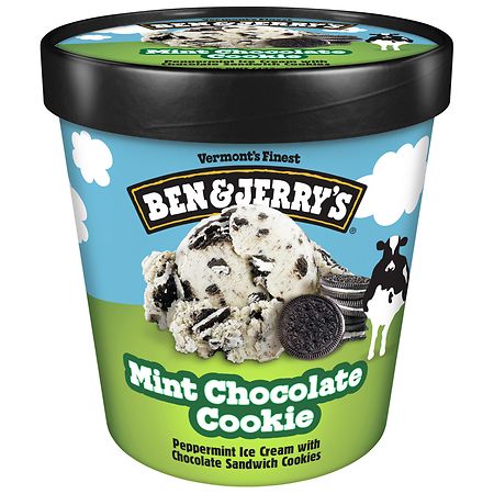 BEN&JERRY'S ICE CREAM MINT CHOCOLATE COOKIE 1pt