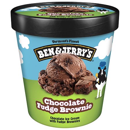 BEN&JERRY'S ICE CREAM CHOCOLATE FUDGE BROWNIE 1pt