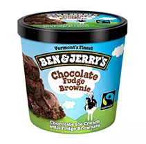 BEN&JERRY'S CUP ICE CREAM CHOCO FUDGE BRWONIE 4oz