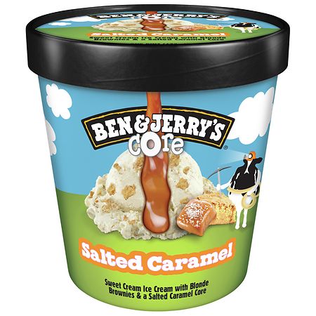 BEN&JERRY'S CORE ICE CREAM SALTED CARAMEL 1pt