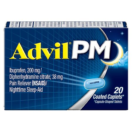 ADVIL PM COATED CAPLETS 20pc[S&J]
