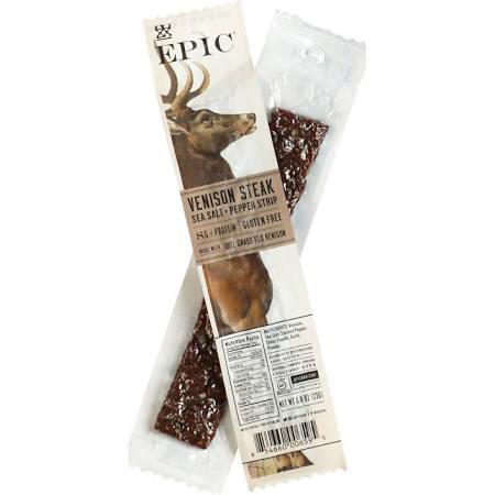 EPIC STRIP VENISON SEA SALT+PEPPER 0.80oz[KEHE]