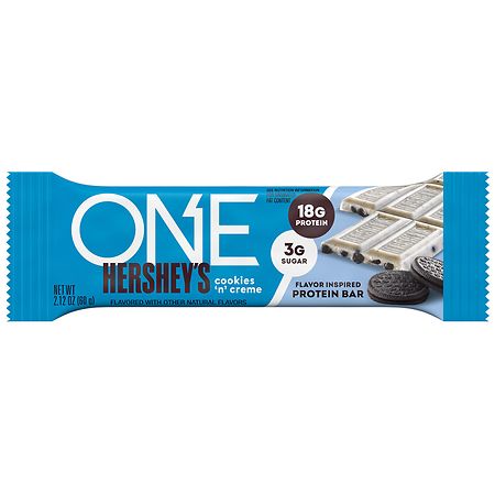 ONE PROTEIN BAR 18GM HERSHEY'S COOKIES & CREME 2.12oz[NYF]