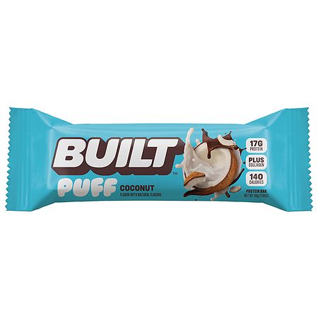 BUILT PROTEIN BARS PUFF 17G COCONUT 1.41oz[KEHE]