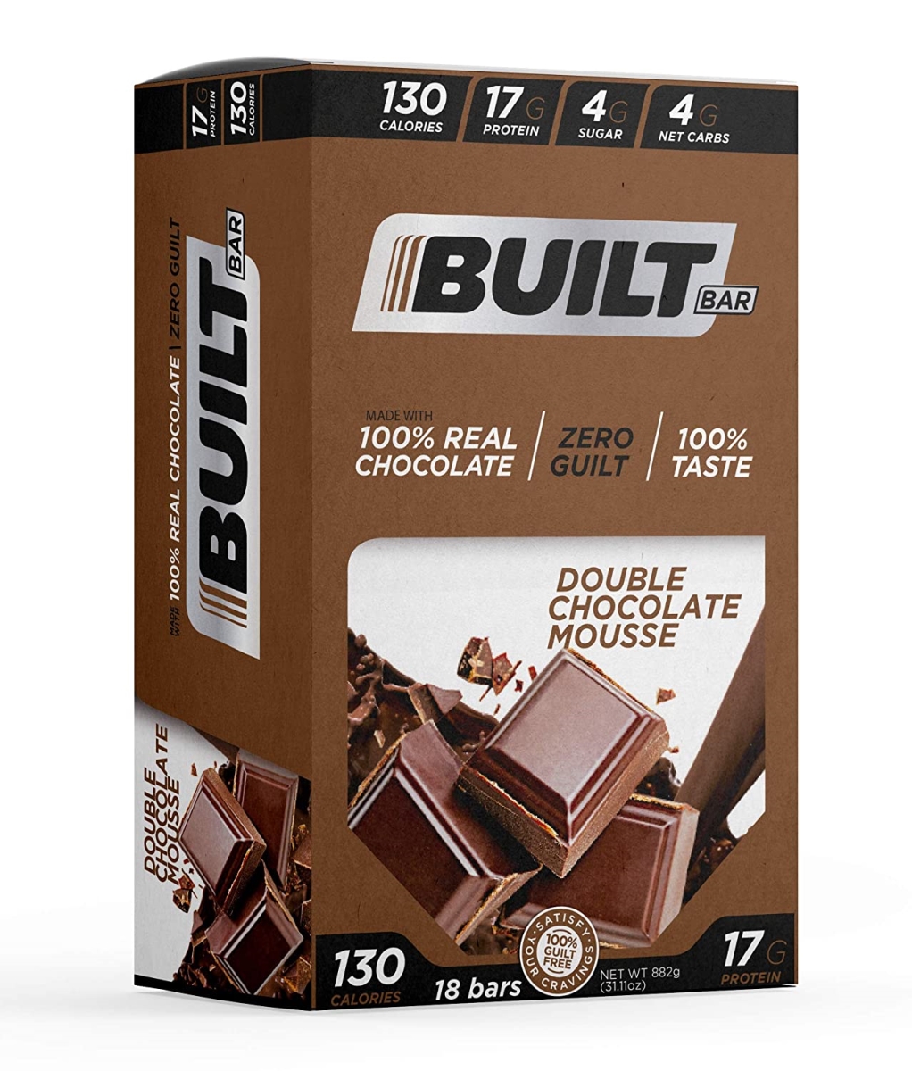 BUILT PROTEIN BARS 17G DOUBLE CHOCOLATE BAR 1.69oz[NU]