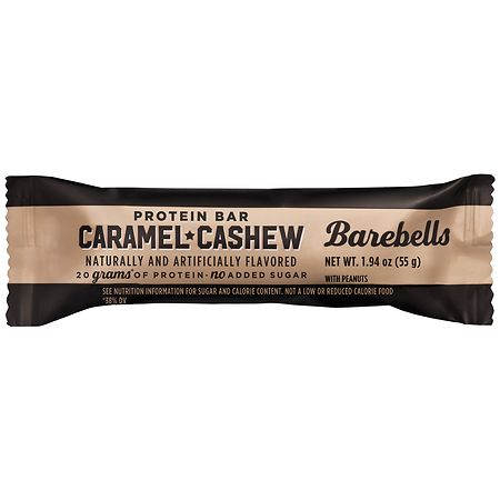 BAREBELLS PROTEIN BAR CARAMEL CASHEW 1.94oz[NYF]