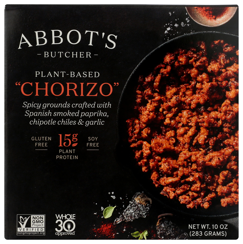 ABBOT'S PLANT BASED CHORIZO 10oz