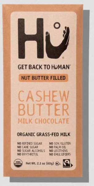 HU KITCHEN BAR ORG GRASS FED CASHEW BUTTER MILK CHOC 2.1oz[NU]
