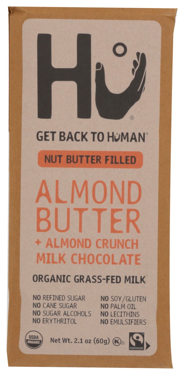 HU KITCHEN BAR ORG GRASS FED ALMOND BUTTER ALMD CRNCH 2.1oz[NU]
