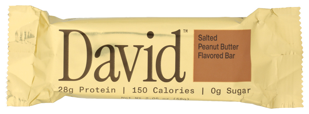 DAVID BAR SALTED PEANUT BUTTER 2.05oz[BIG]