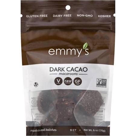 EMMY'S ORGANIC COCONUT COOKIES DARK CACAO 6oz[KEHE]