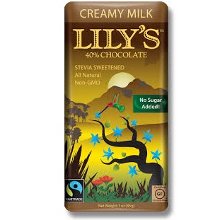 LILY'S CHOCOLATE BAR MILK CHOC CREAMY MILK 3oz[KEHE]
