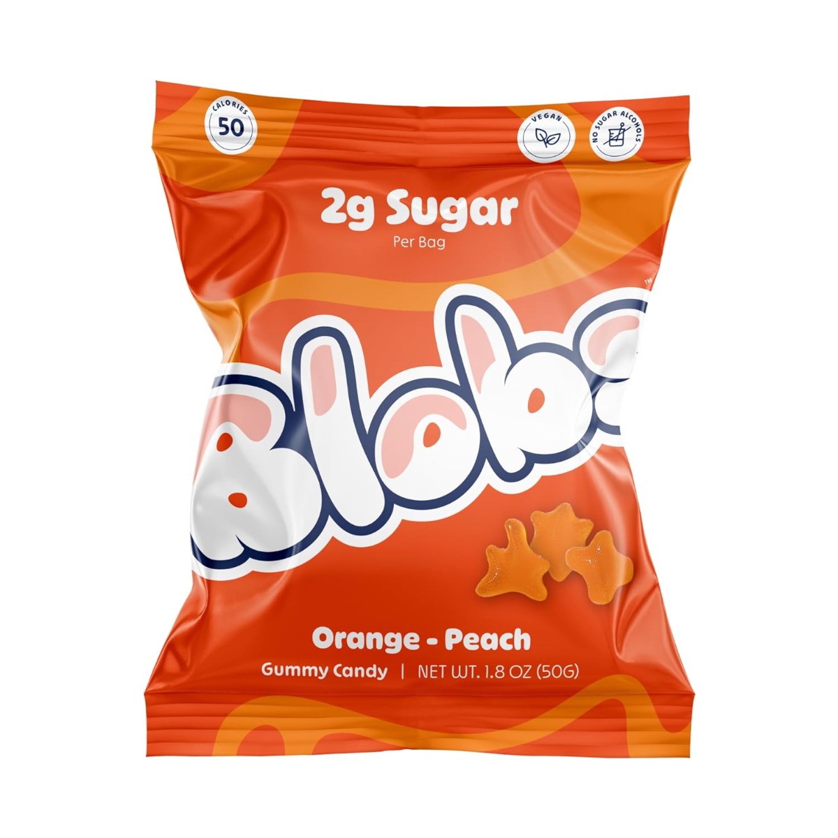 BLOBS VEGAB GUMMY CANDY ORANGE PEACH 1.18