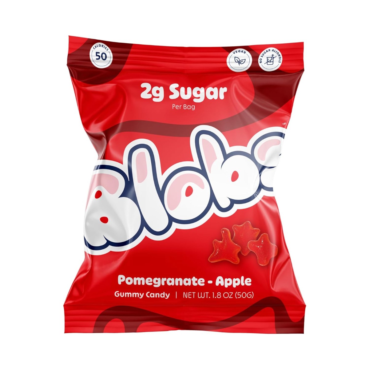 BLOBS VEGAN GUMMY CANDY POM APPLE 1.18oz[KEHE]