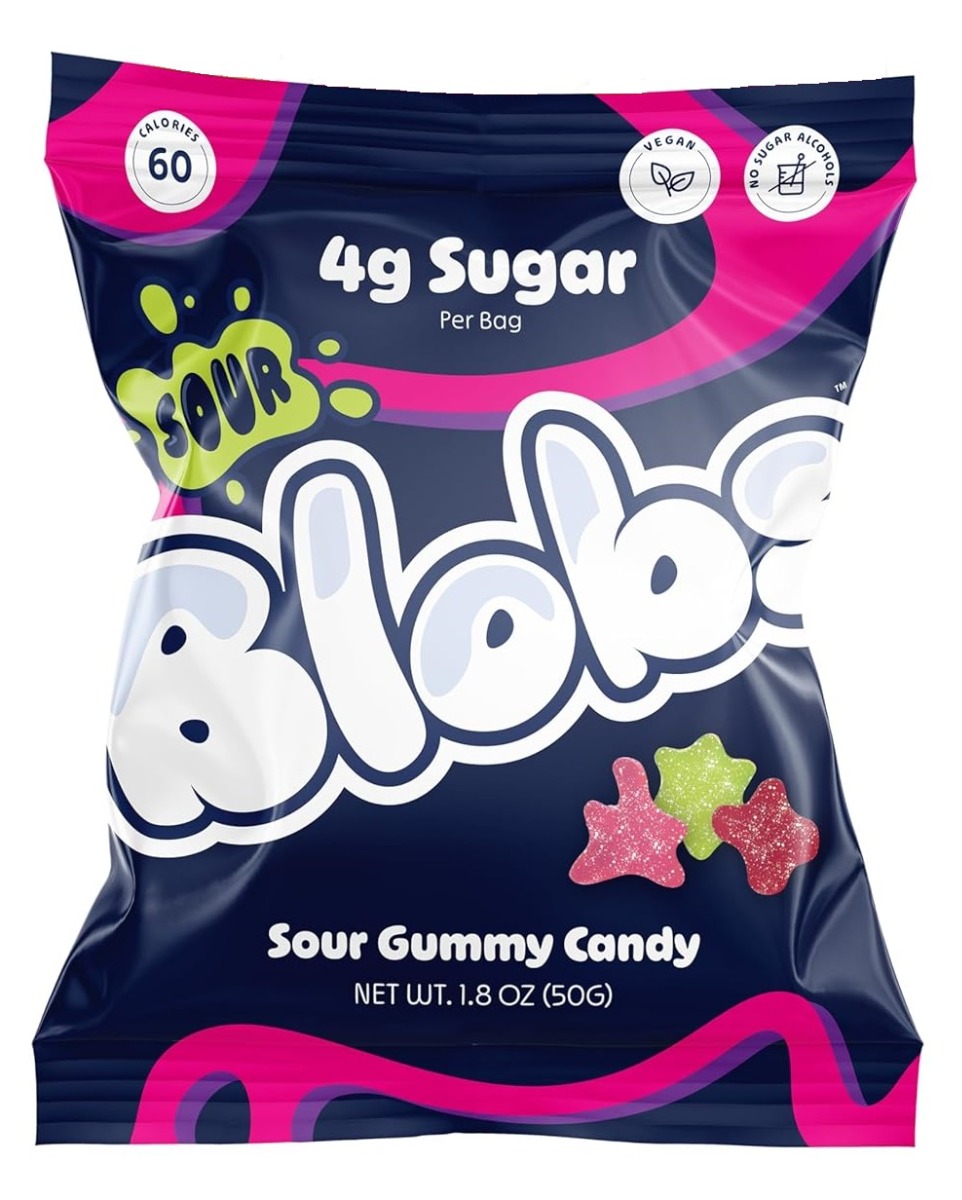 BLOBS VEGAN GUMMY CANDY SOUR GUMMY 1.8oz[KEHE]