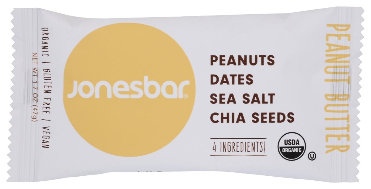 JONESBAR ORGANIC PEANUT BUTTER 1.7oz[KEHE]