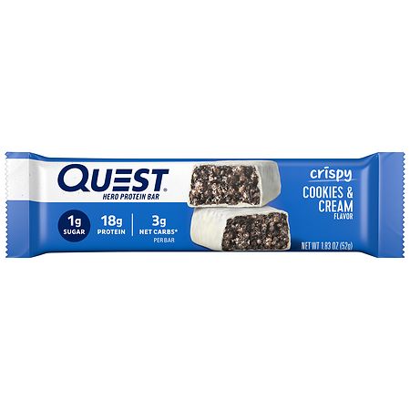 QUEST BAR CRISPY COOKIES AND CREAM 1.83oz[NYF]