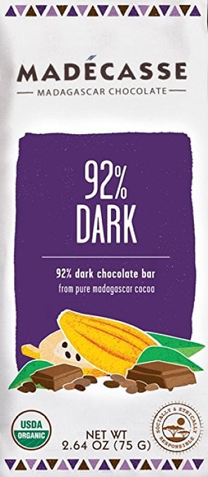 BEYOND GOOD CHOCO BAR 92% COCOA 2.64oz[KEHE]
